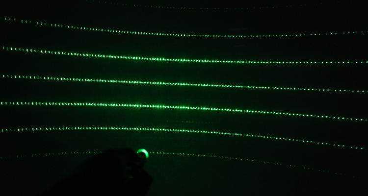 50MW Kaleidoscope GREEN LASER WITH FIVE HEADS